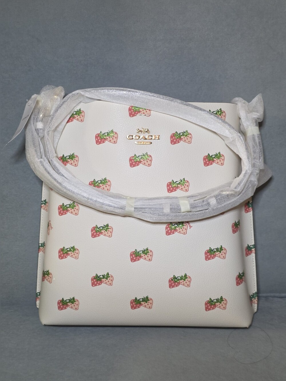 Coach Mollie Strawberry Bucket Bag